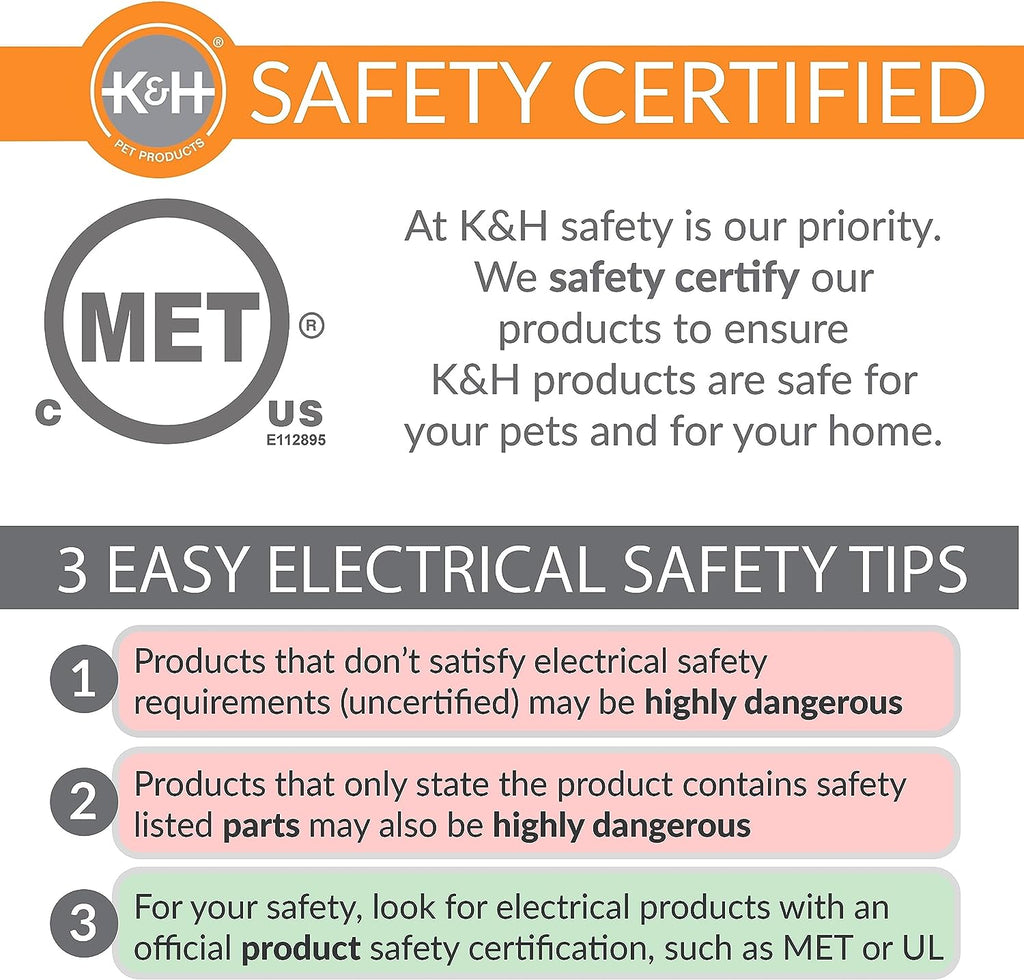 Thermo-Pet Lounge Sleeper Indoor Heated Dog Bed for Small Dogs & Cats - Automati